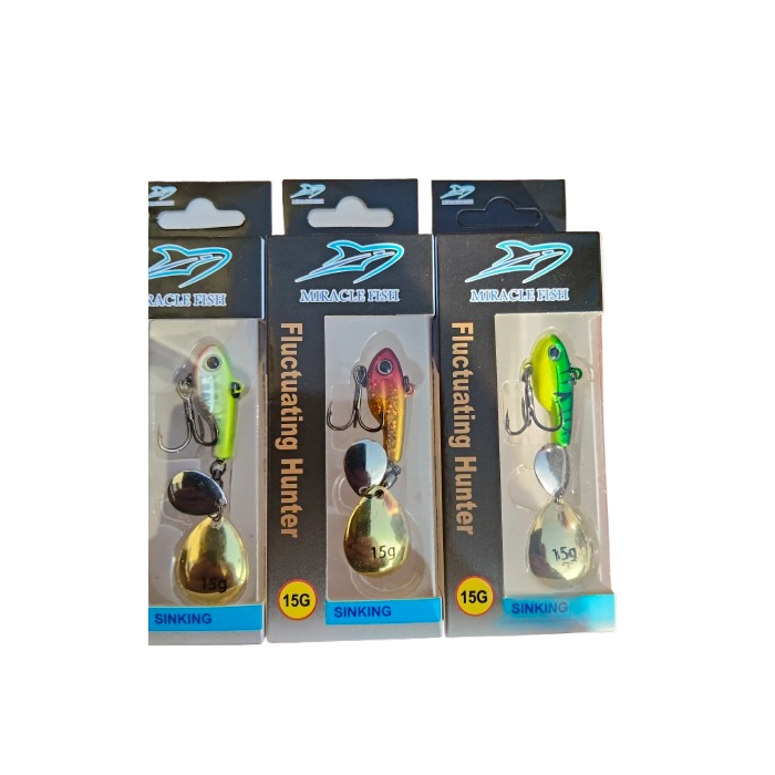 WIRUJĄCE OGONKI 15G MIX KOLOR 10SZT